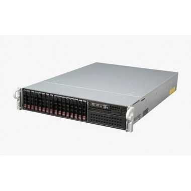 Supermicro Сервер Supermicro Ultra SuperServer 2U 220U-TNR 2x5320 26C 2.2GHz/4x64Gb RDIMM 3200(32xslots)/2xPM9A3 960GB NVMe(24x2.5")/2x10GbE RJ45/2x1600W/22xNVMe Config (SYS-220U-TNR.)